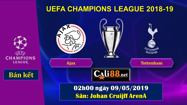 soi keo Ajax vs Tottenham