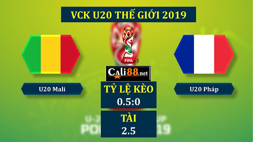 soi keo U20 Mali vs U20 Pháp