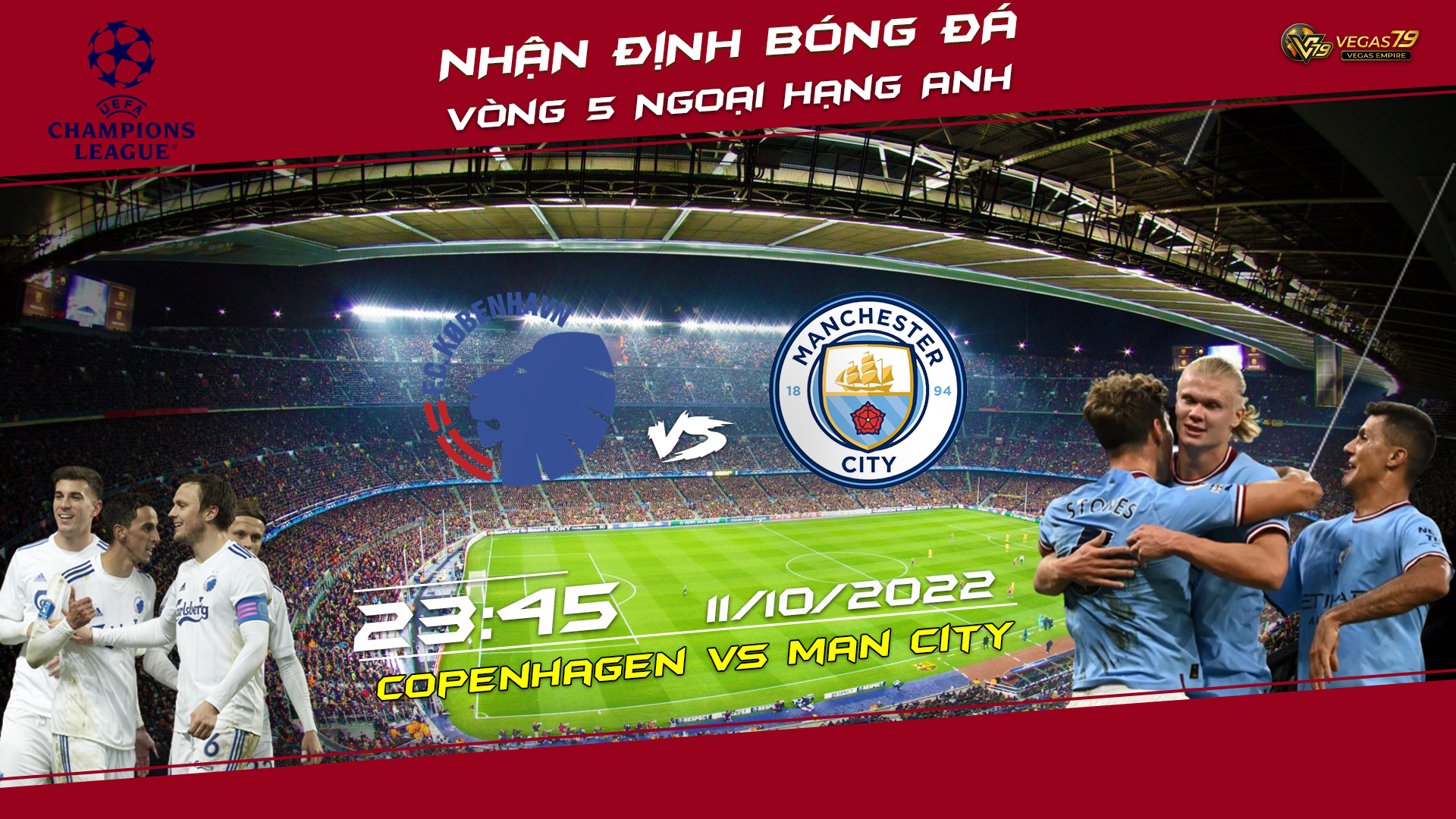 Copenhagen vs Man City