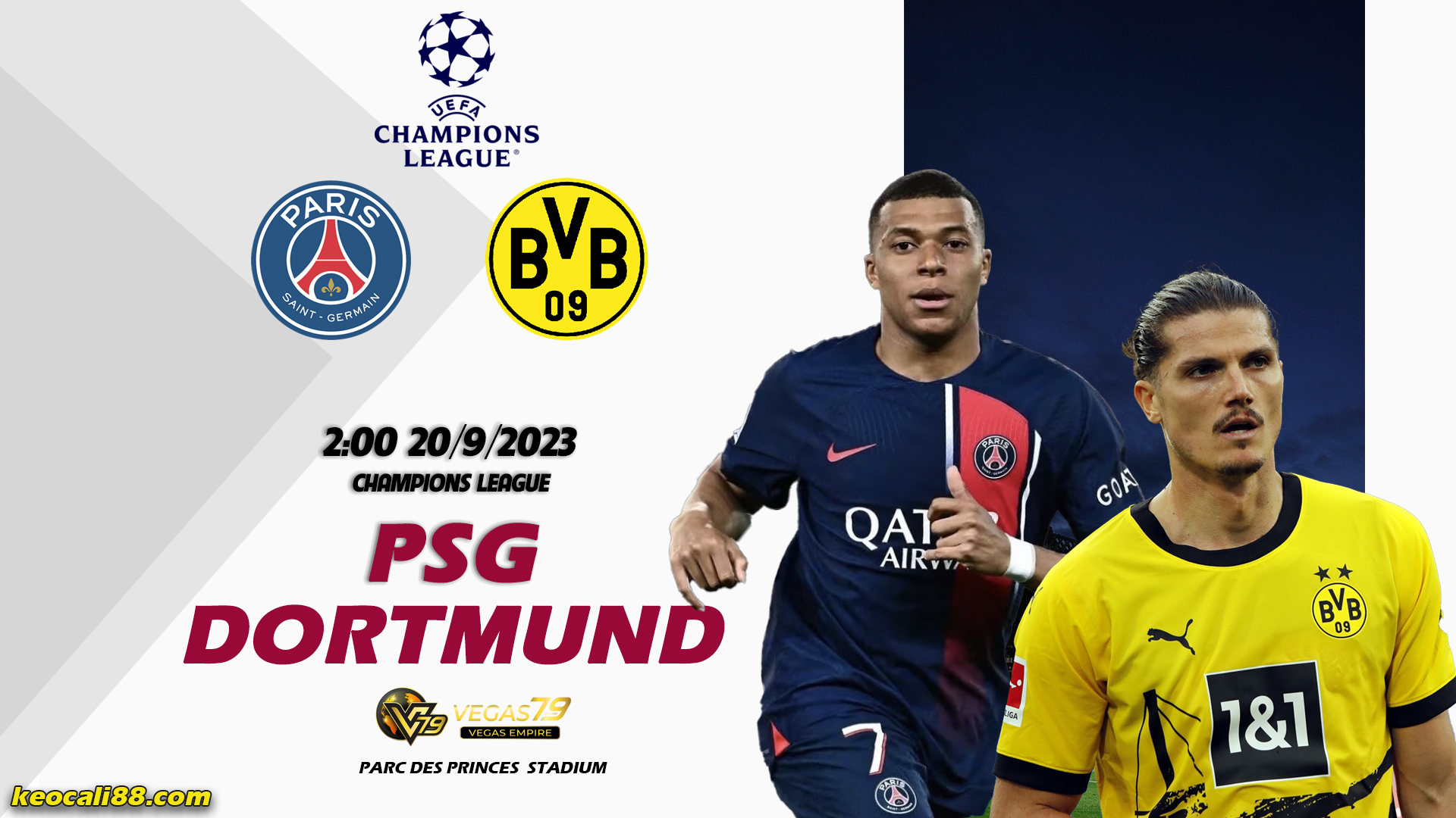 PSG vs Dortmund