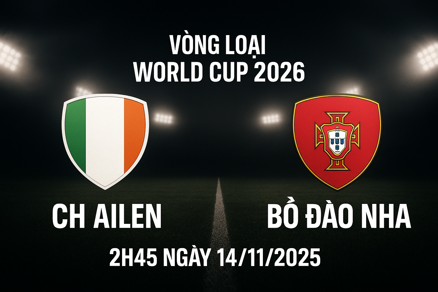 CH Ailen vs Bồ Đào Nha