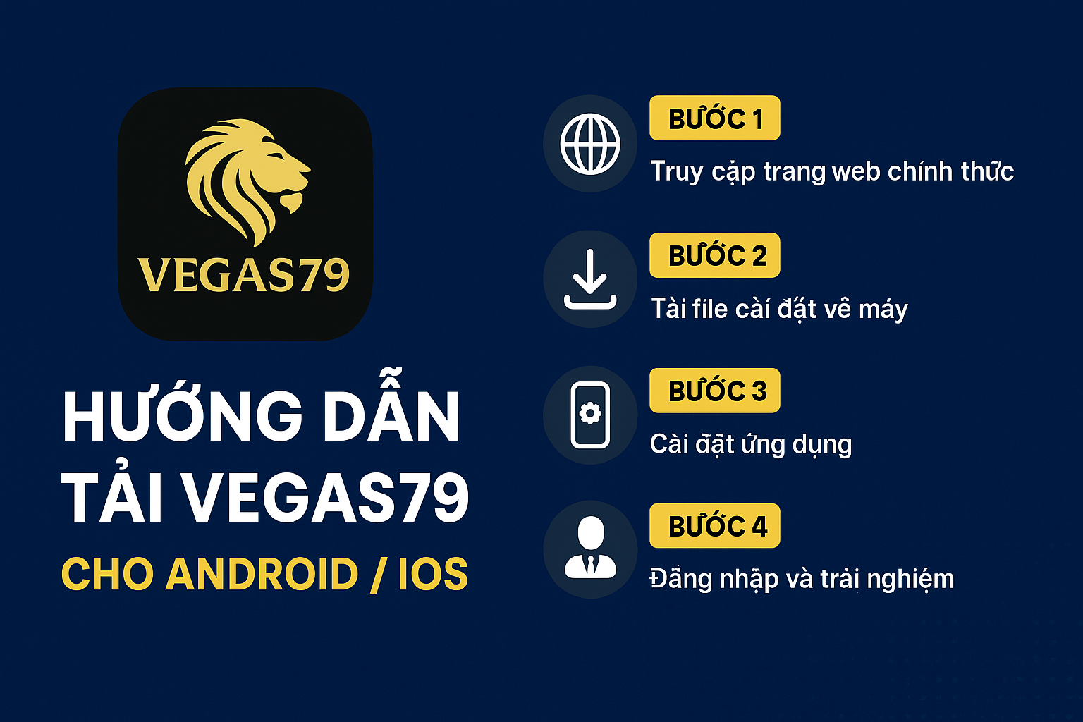 hướng dẫn tải Vegas79