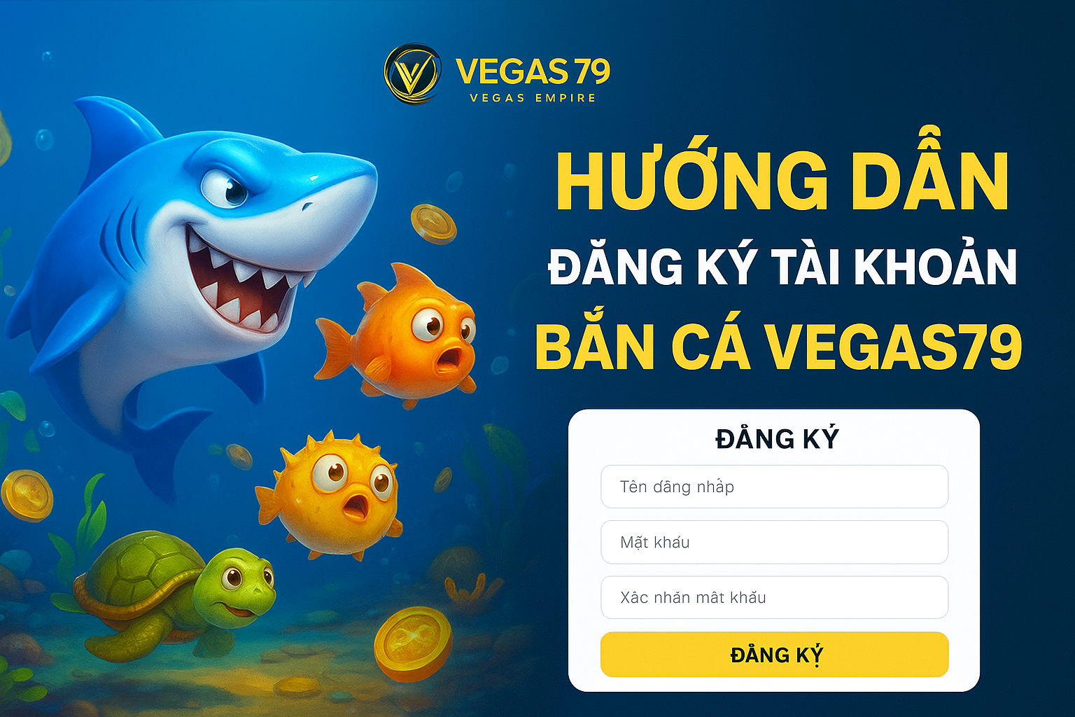 đăng ký bắn cá vegas79