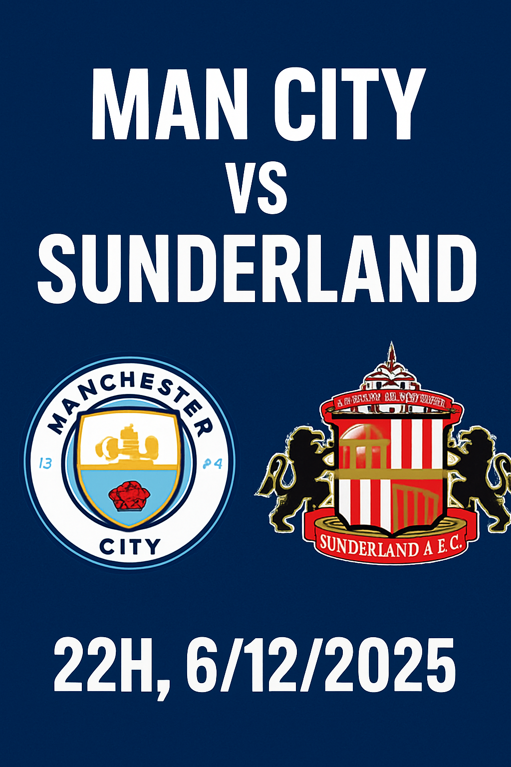 Man City vs Sunderland