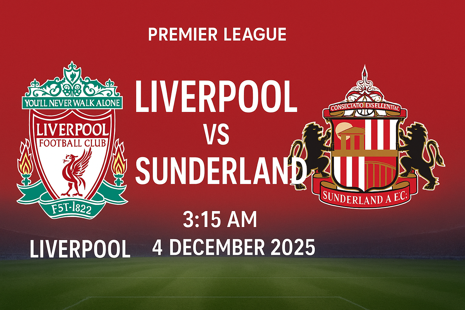 Liverpool vs Sunderland