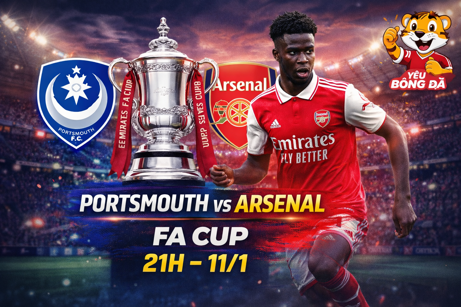 Portsmouth vs Arsenal