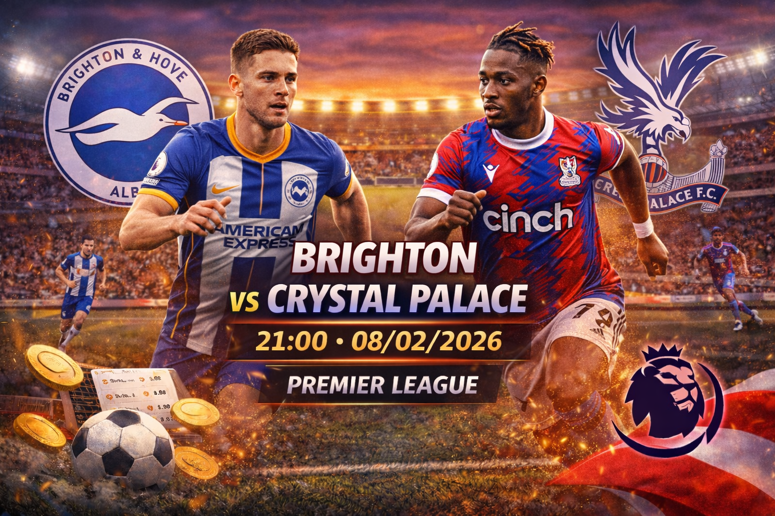 Brighton vs Crystal Palace