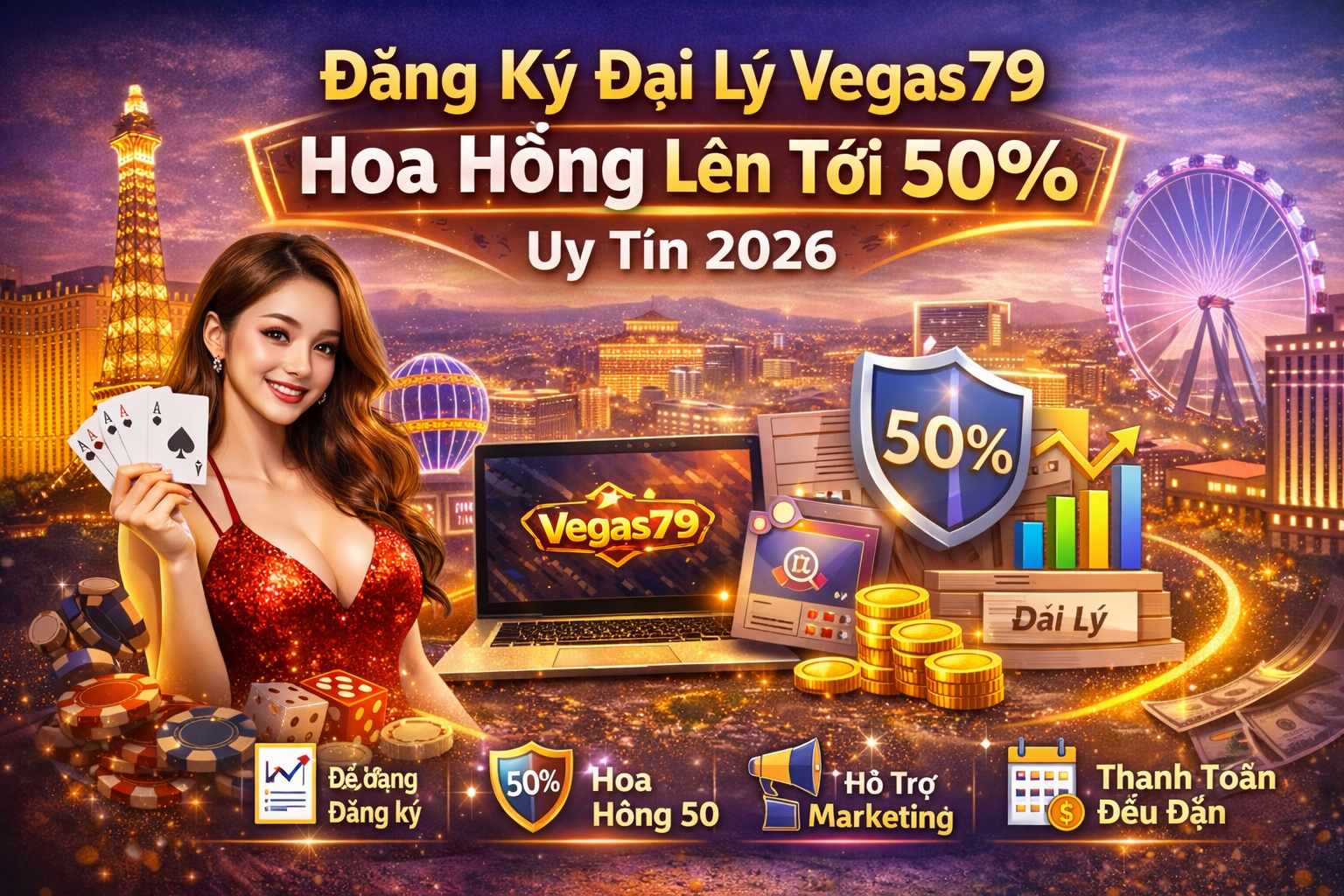 đăng ký đại lý vegas79