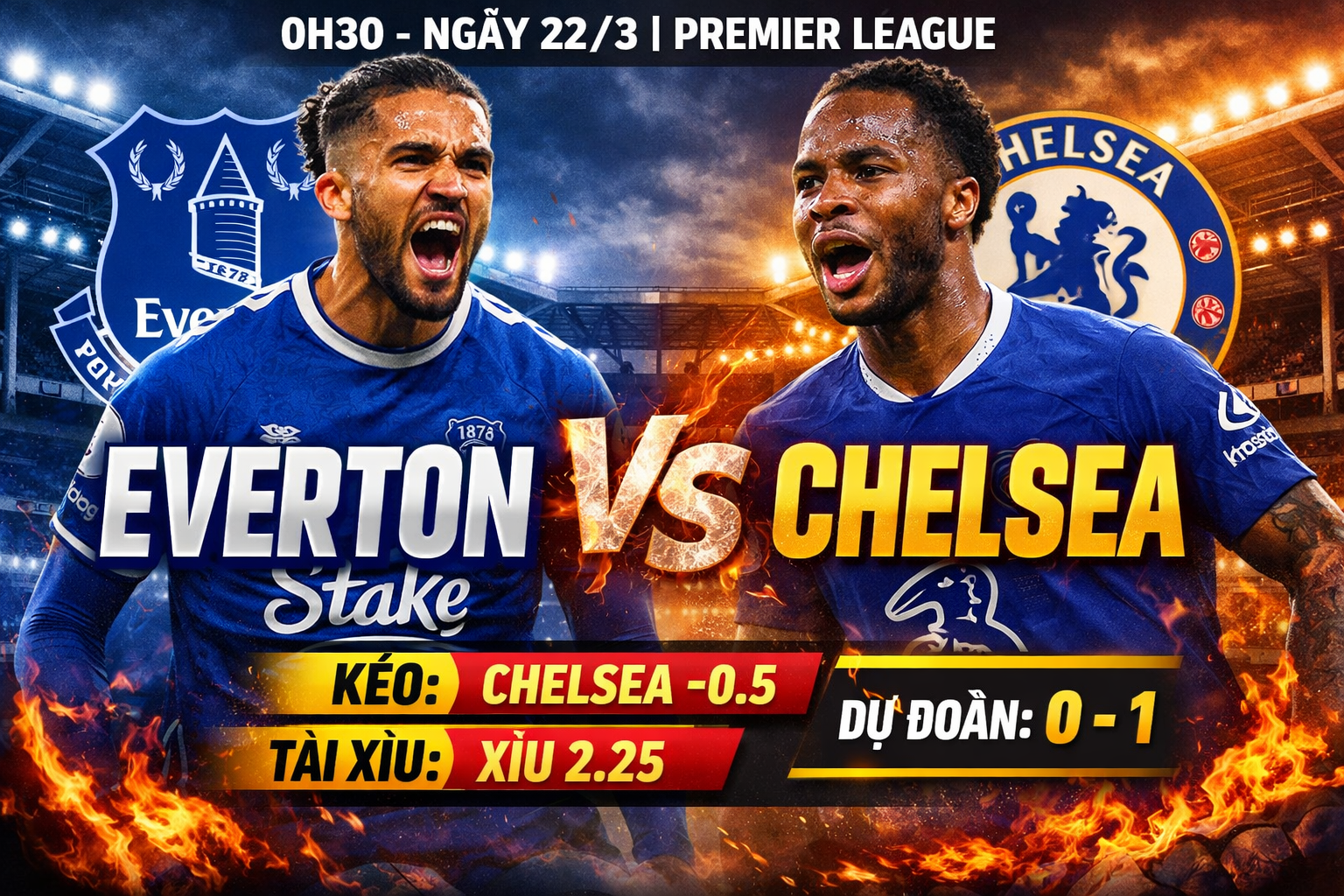 Everton vs Chelsea