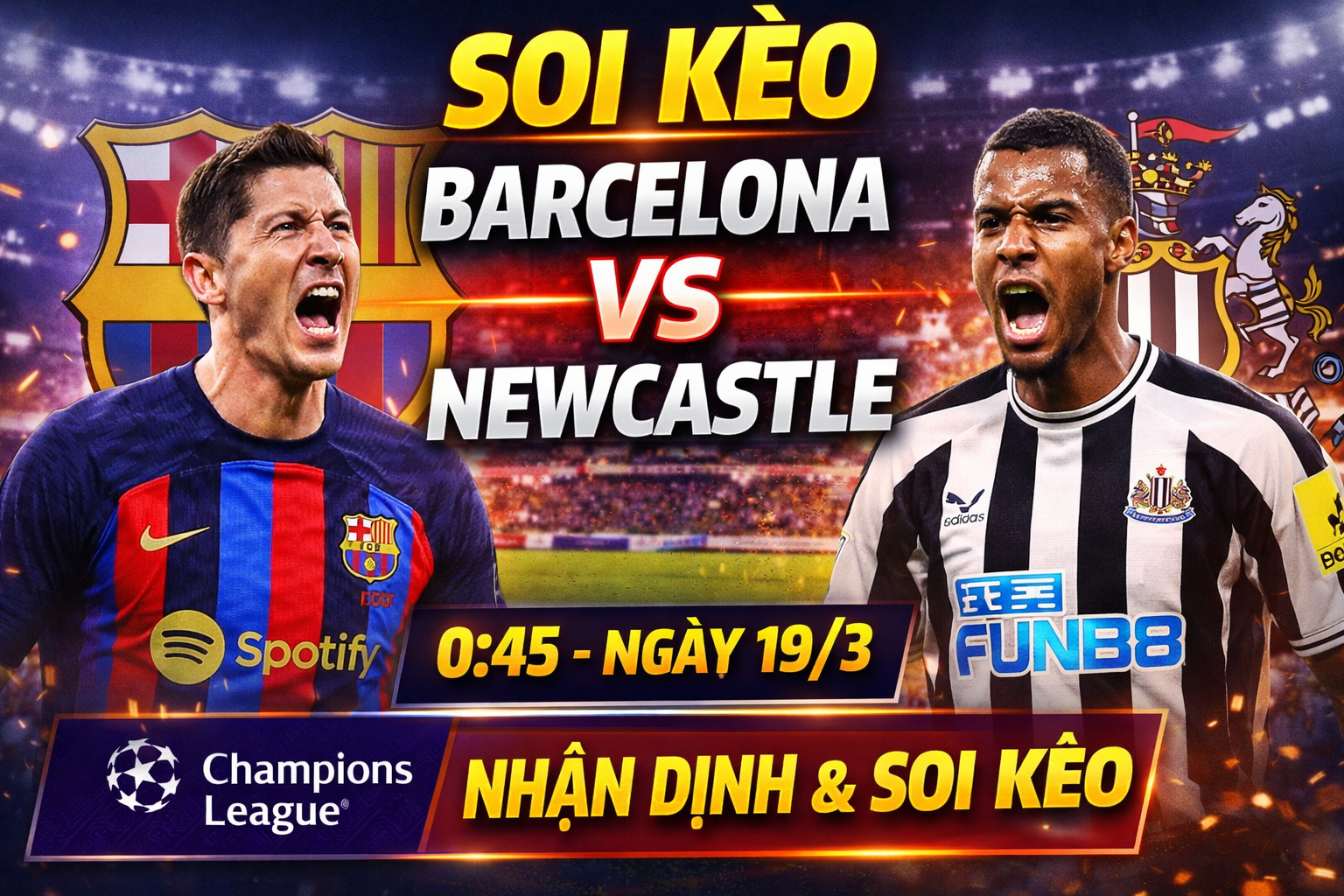 Barcelona vs Newcastle