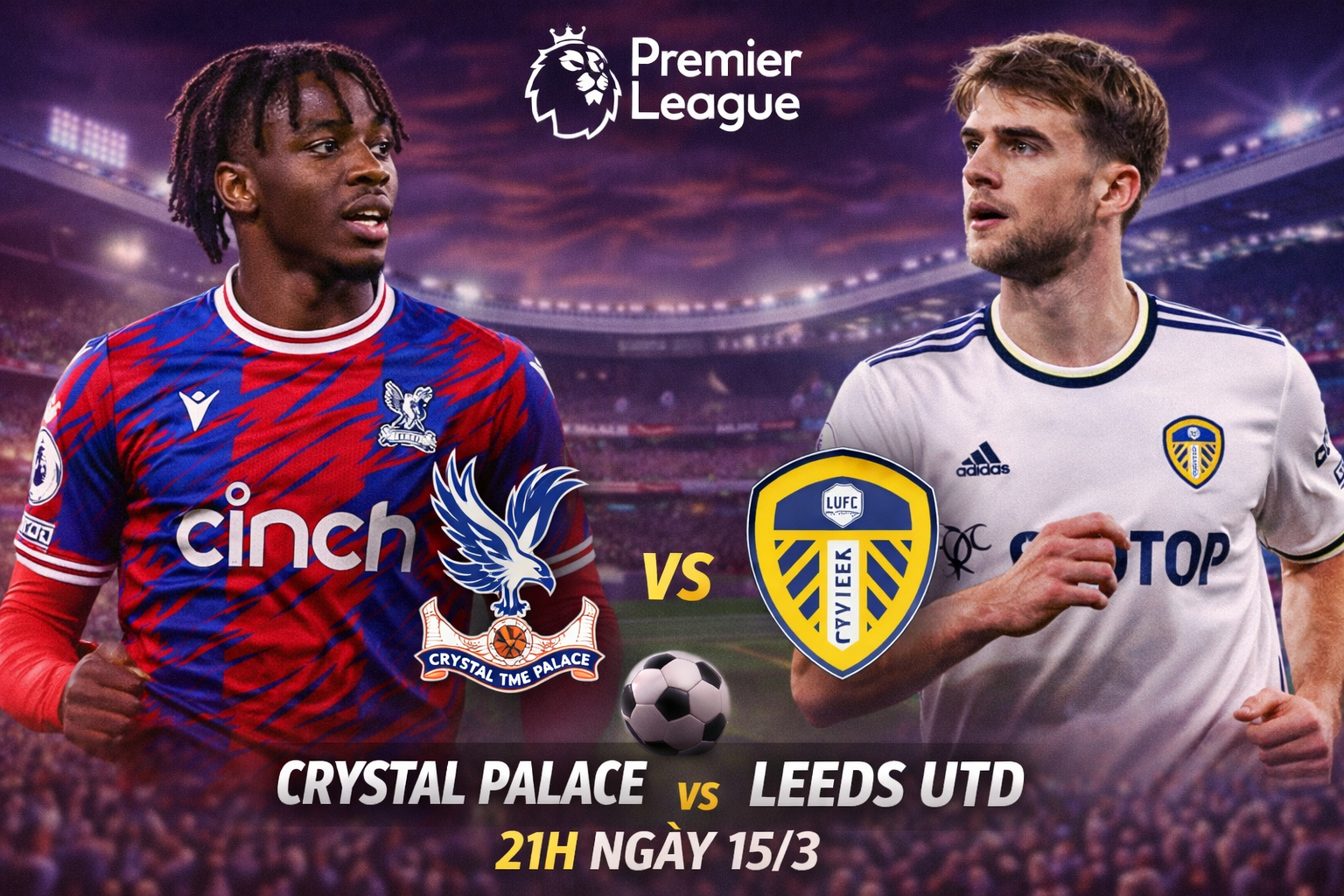 Crystal Palace vs Leeds Utd Premier League