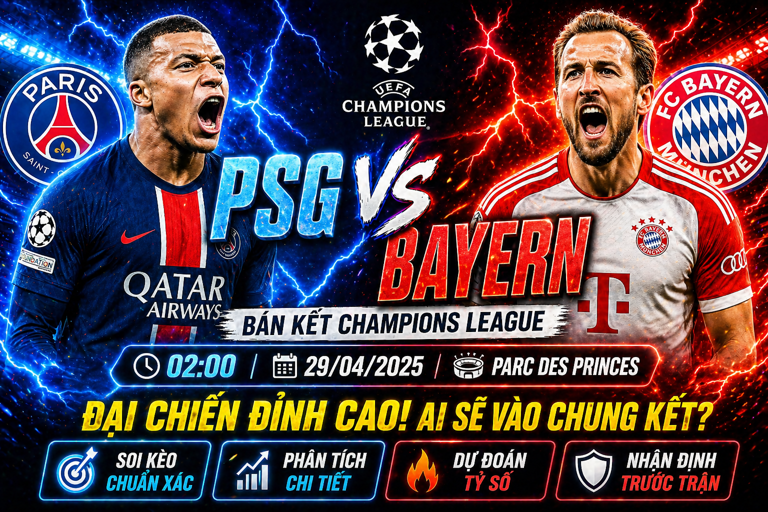 PSG vs Bayern Munich