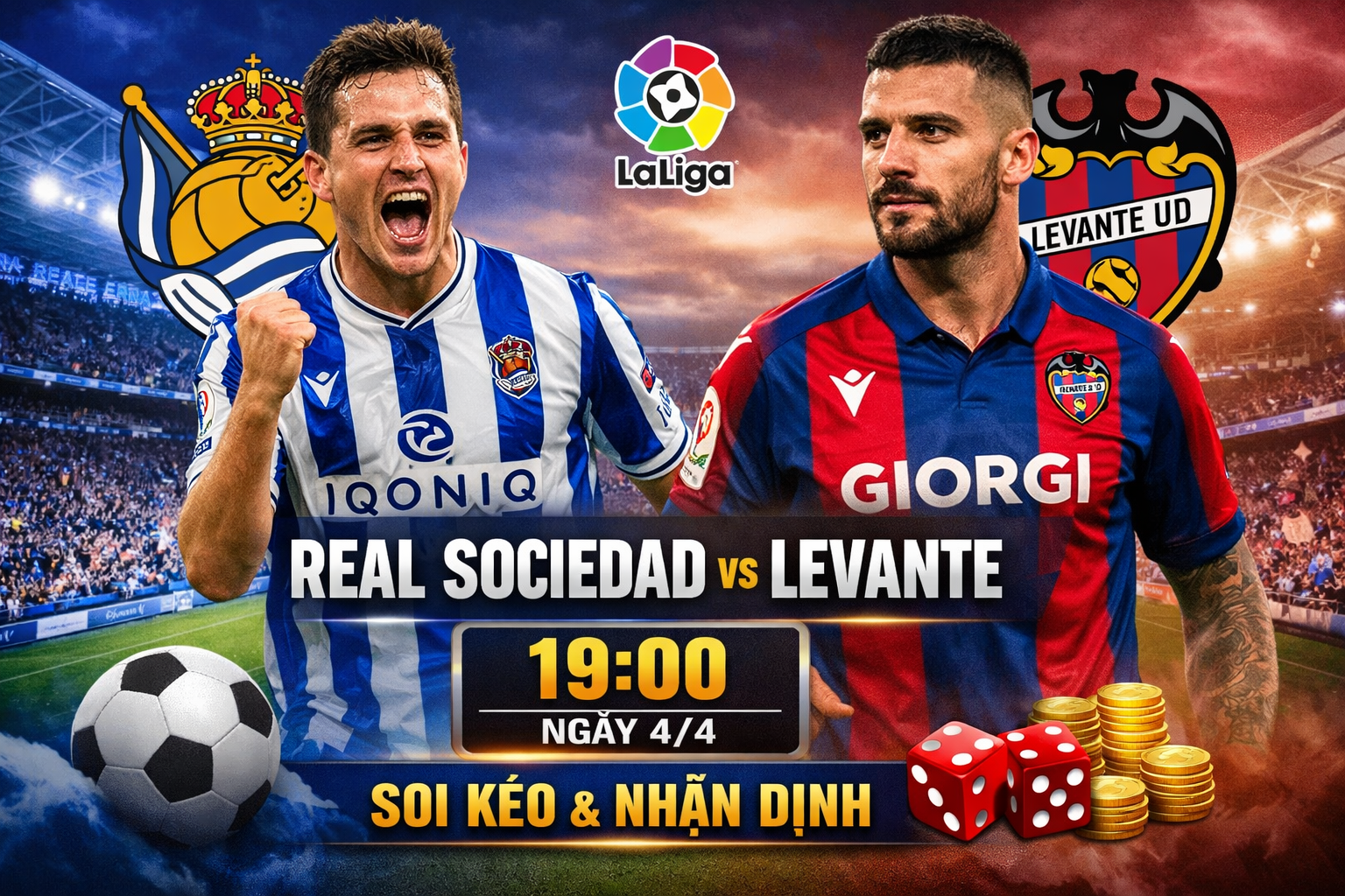Real Sociedad vs Levante