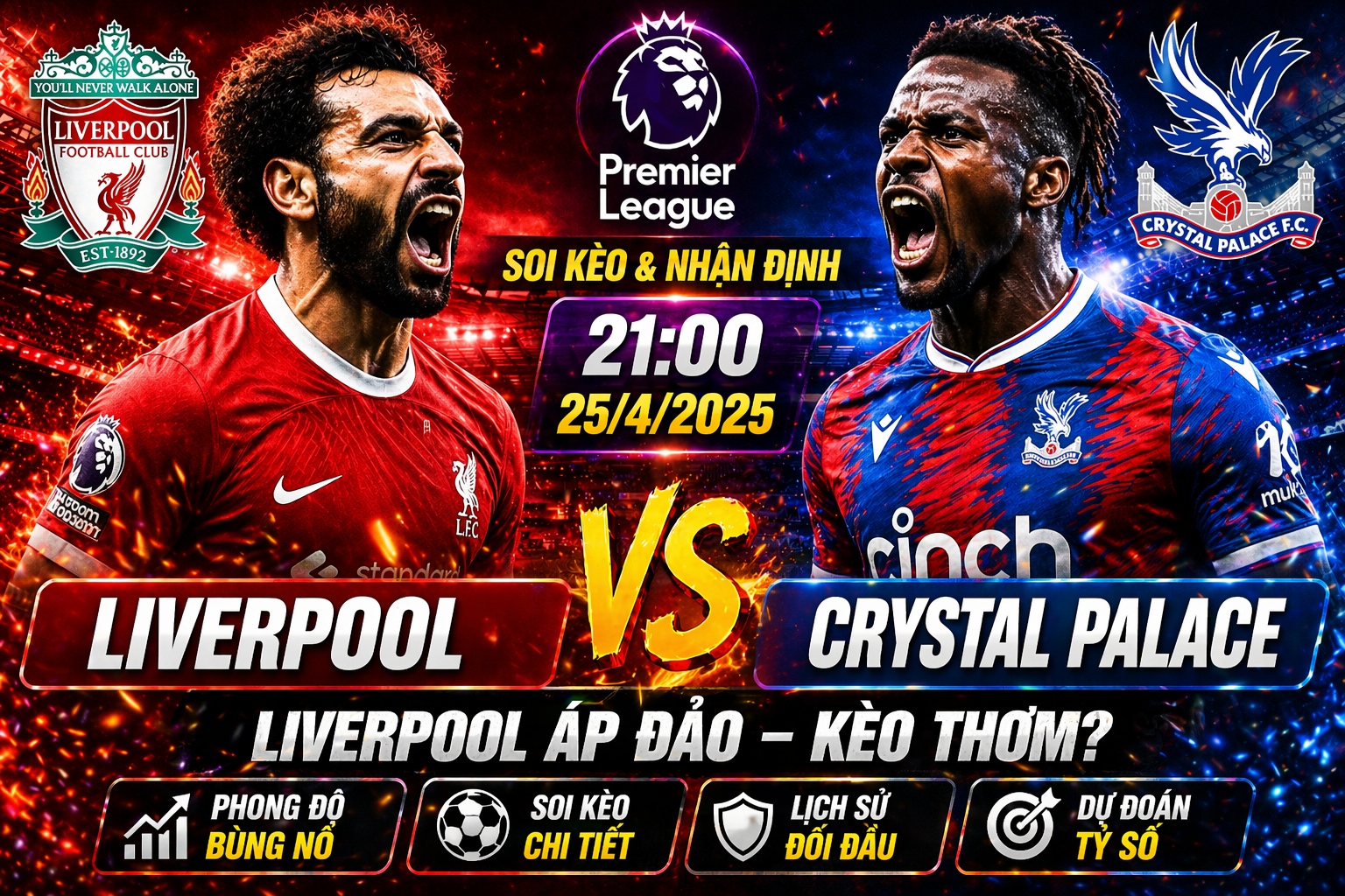 Liverpool vs Crystal Palace