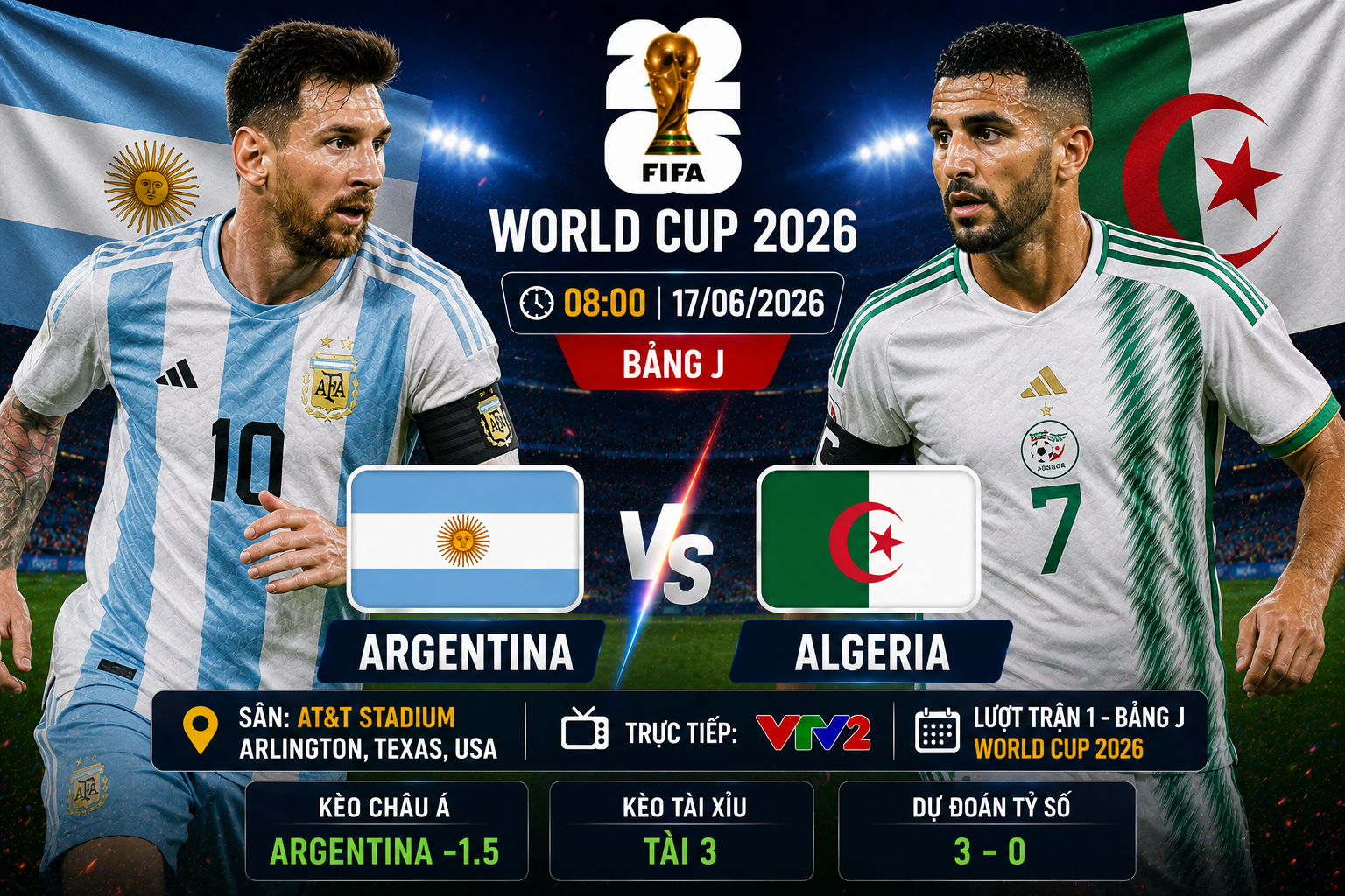 Argentina vs Algeria
