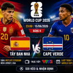 Tây Ban Nha vs Cape Verde
